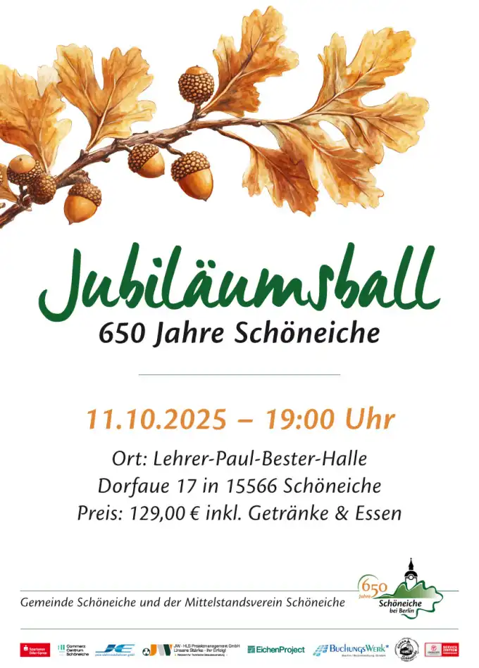 Jubiläumsball 650 Jahre Schöneiche